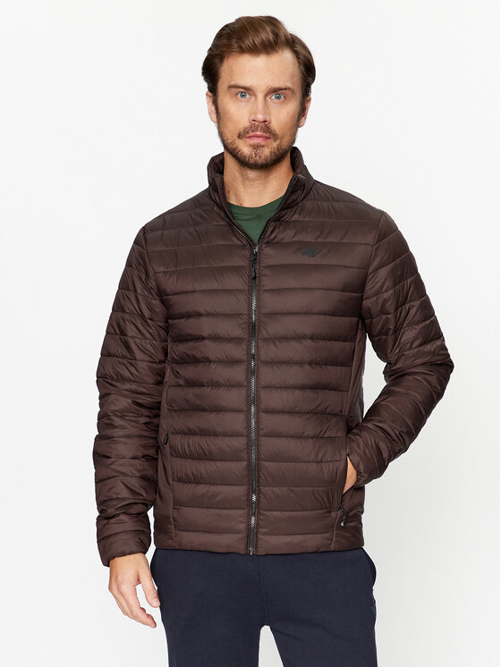 4F Giacca di transizione 4FAW23TDJAM239 Marrone Regular Fit, taglia : M