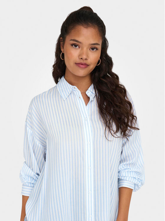 JDY JDY Koszula Grace 15317242 Błękitny Oversize