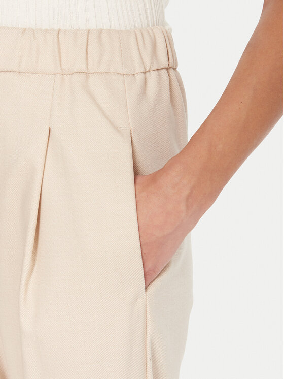Marella Marella Spodnie materiałowe Nyssa 2523136025 Beżowy Regular Fit