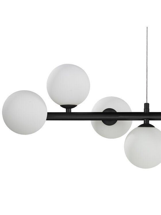 MIAhome MIAhome Lampa wisząca MINI MOON czarna 100 cm Czarny