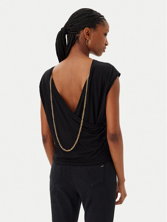 MET MET Bluză M10 304TP Negru Regular Fit