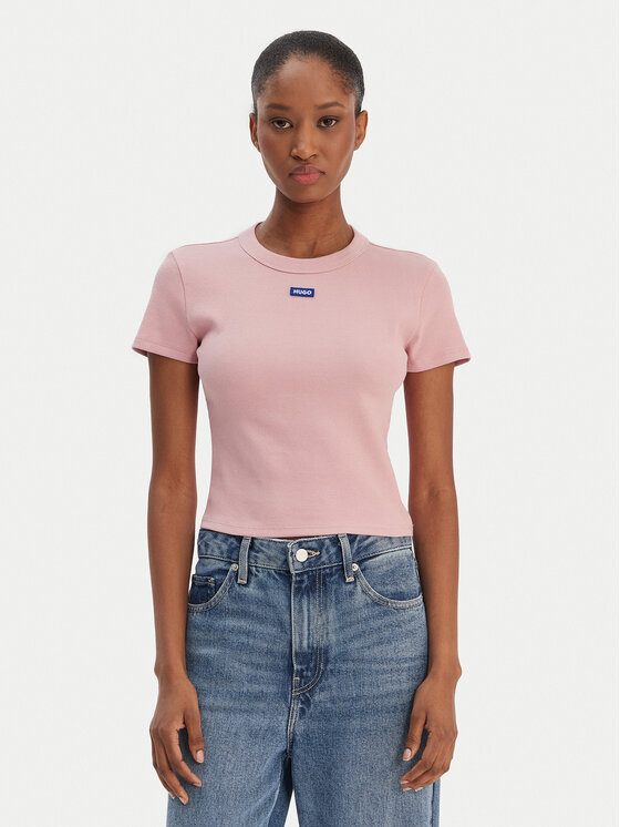 HUGO HUGO T-krekls Baby 50510749 Rozā Slim Fit