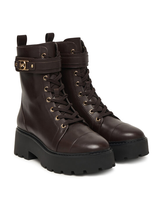 MICHAEL Michael Kors MICHAEL Michael Kors Kotníková obuv Mandy 40T5MAFE5L Hnědá