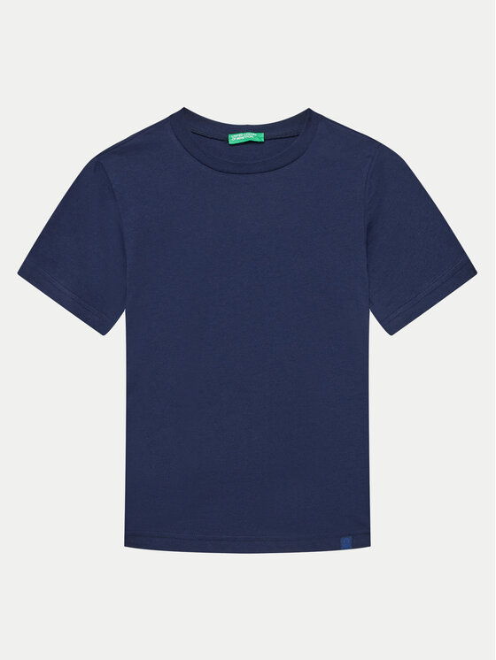 United Colors Of Benetton T-Shirt 3I1XC109W Granatowy Regular Fit
