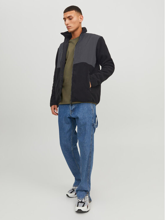 Jack&Jones Jack&Jones Flis Marvin 12235864 Črna Regular Fit