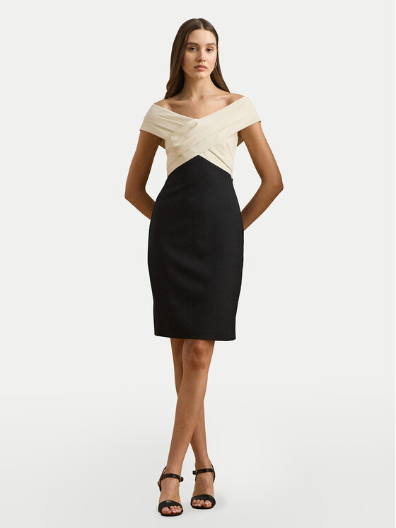LAUREN RALPH LAUREN LAUREN RALPH LAUREN Koktejlové šaty 253963476001 Černá Slim Fit