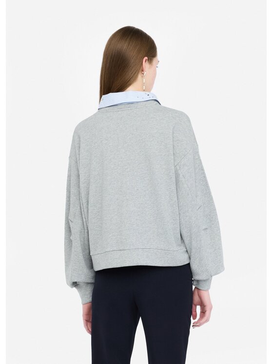 Liu Jo Liu Jo Felpa UF5254F087303658 Grigio Regular Fit