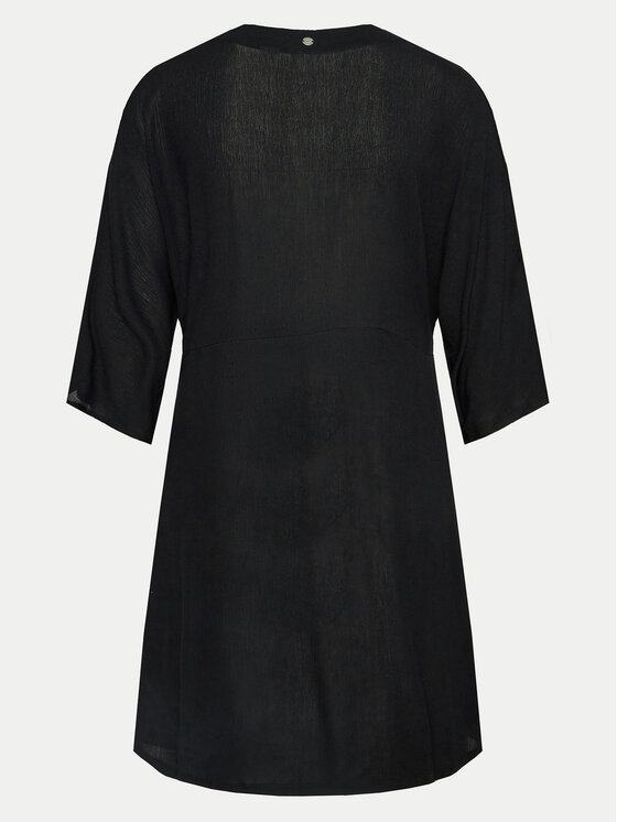 Roxy Roxy Obleka za na plažo Seaside Sky ERJX603386 Črna Regular Fit