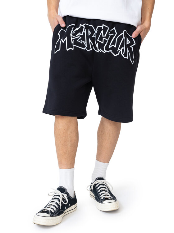 Mercur Mercur Szorty materiałowe Throw Up Czarny Regular Fit