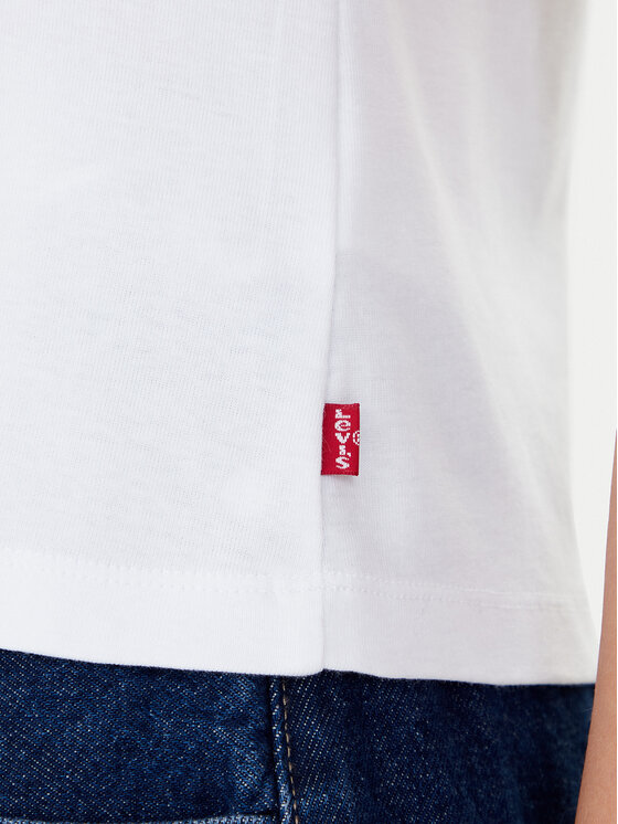 Levi's® Levi's® Tričko Rickie 001Z9-0007 Biela Slim Fit