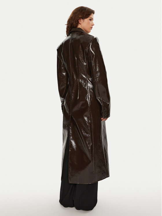 Herskind Herskind Vuneni kaput Ultra 5379149 Smeđa Regular Fit
