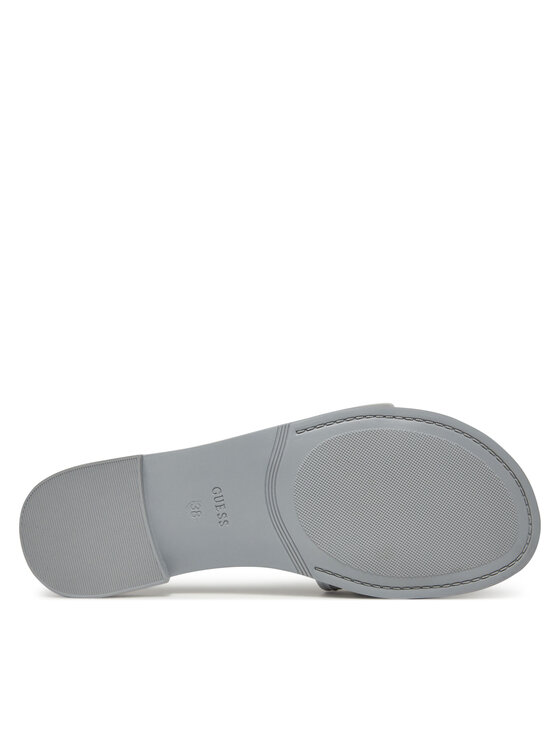 Guess Guess Klapki FLJELYLEL19 Srebrny