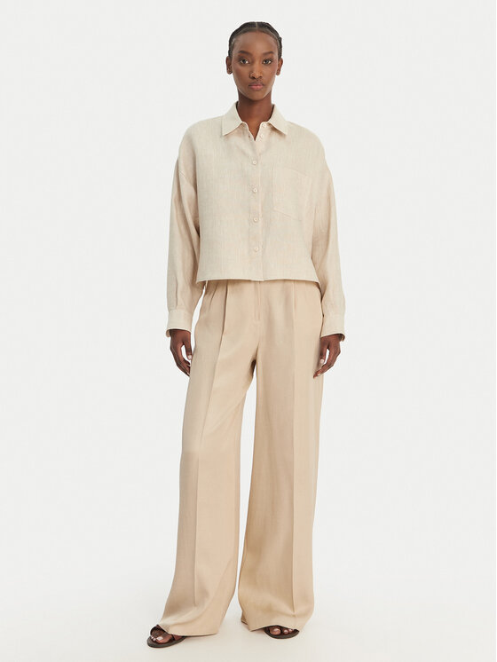 Weekend Max Mara Weekend Max Mara Särk Capo 2615041022 Beež Regular Fit