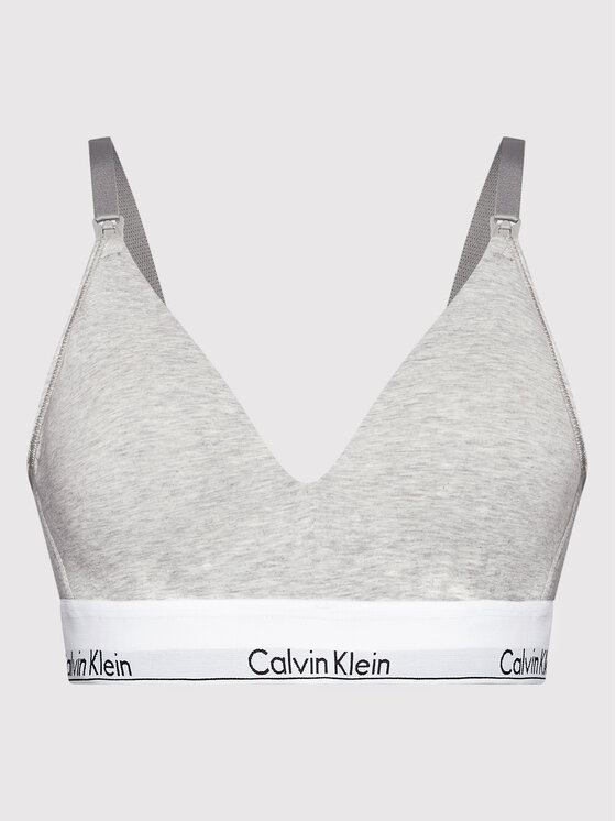 Calvin Klein Underwear Calvin Klein Underwear Kojící podprsenka 000QF6218E Šedá