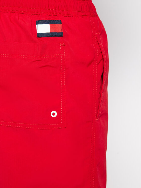 Tommy Hilfiger Tommy Hilfiger Plavecké šortky UM0UM02048 Červená Slim Fit