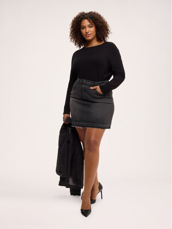 Fiorella Rubino Fiorella Rubino Sweter M275L008557N033 Czarny Regular Fit