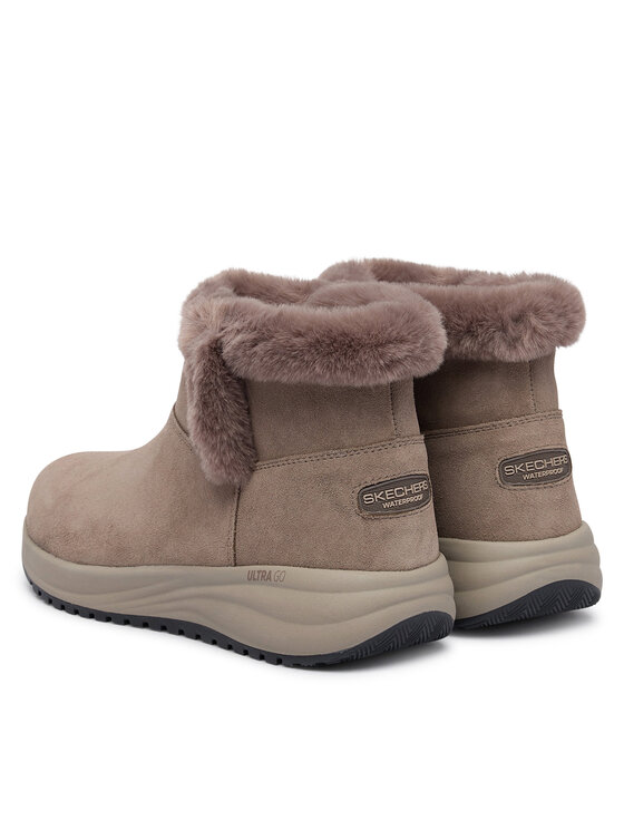 Skechers Skechers Lumesaapad Waterproof Relaxed Fit: On-The-GO Stellar - Cozy Step 144745/DKTP Tumepruun