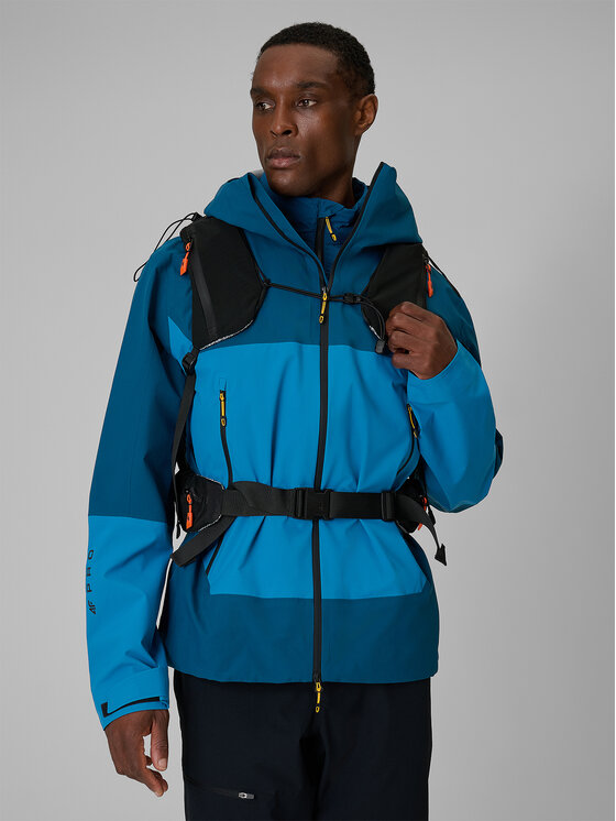 4F 4F Kurtka przeciwdeszczowa TREKKING Granatowy Regular Fit