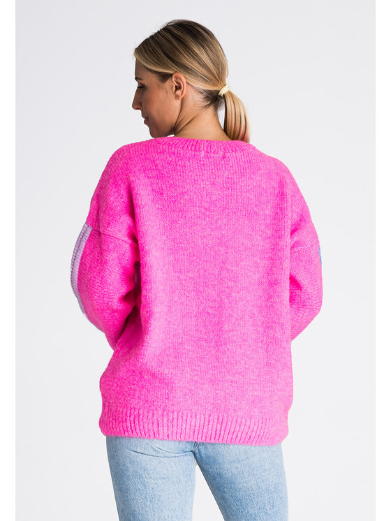 FIGL FIGLFIGL Maglione M983 Rosa Regular Fit