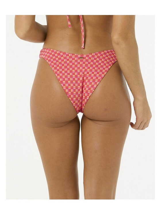 Rip Curl Rip Curl Dół od bikini Shell Cove High Leg Cheeky Czerwony