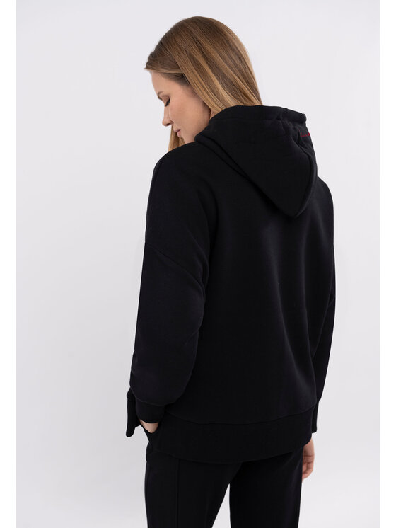 Volcano Volcano Bluza B-LOVE Czarny Comfort Fit