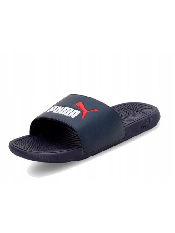 Puma Puma Klapki 389110 Granatowy