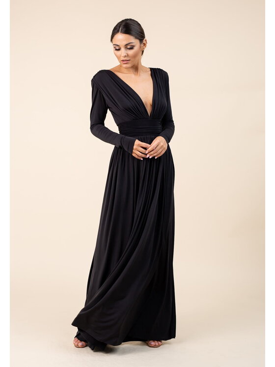 Aurora Aurora Sukienka wieczorowa Adelle Czarny Ladies Fit