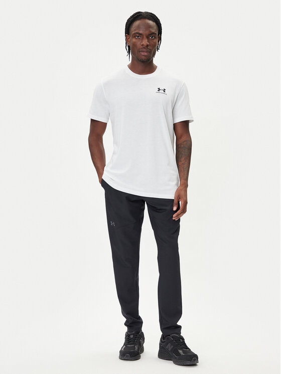 Under Armour Under Armour T-Shirt Ua Logo Emb 1373997 Biały Relaxed Fit