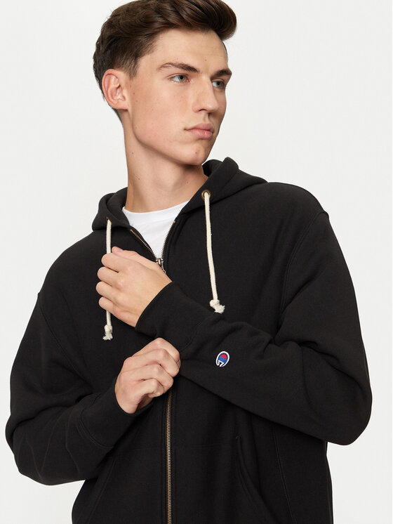 Champion Champion Μπλούζα 220706 Μαύρο Relaxed Fit
