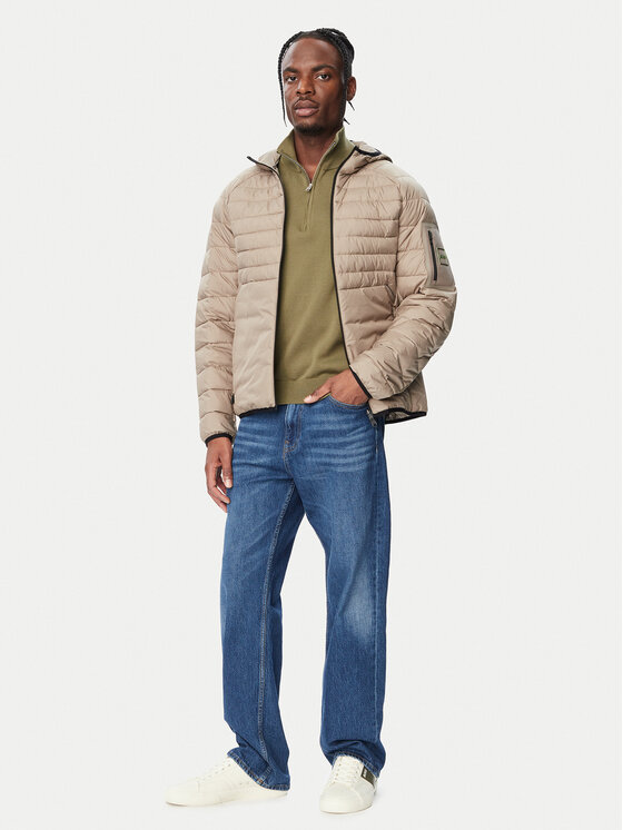 BOSS BOSS Преходно яке OW_Urbanex JT 50549181 Бежов Regular Fit