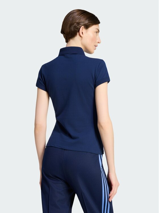 adidas adidas Polo 159123 Niebieski jasny