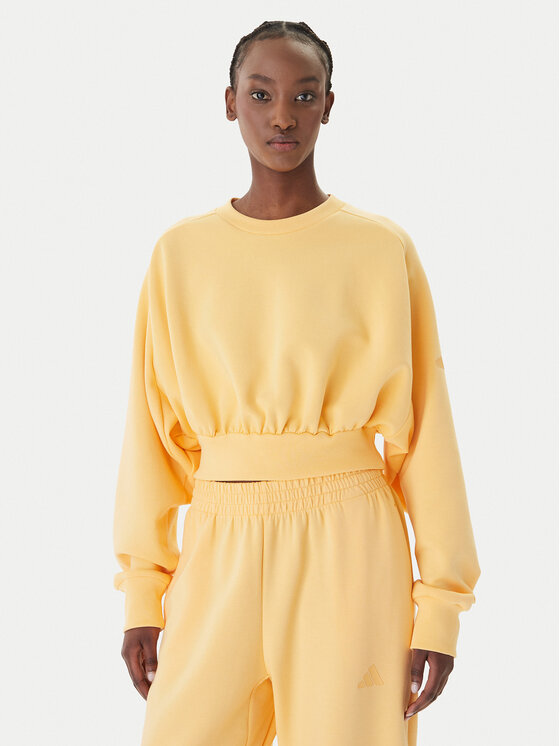 adidas Суитшърт Soft Lux KA7017 Оранжев Loose Fit