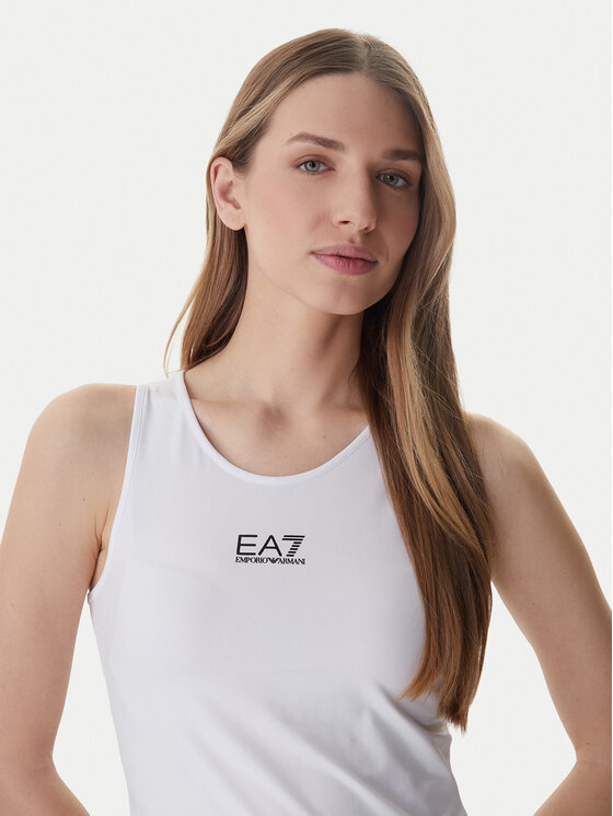 EA7 Emporio Armani EA7 Emporio Armani Top 7W000314 AF14524 Biały Regular Fit