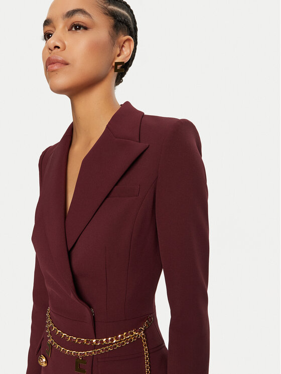 Elisabetta Franchi Elisabetta Franchi Abito da cocktail AB-657-46E2-V960 Bordeaux Regular Fit