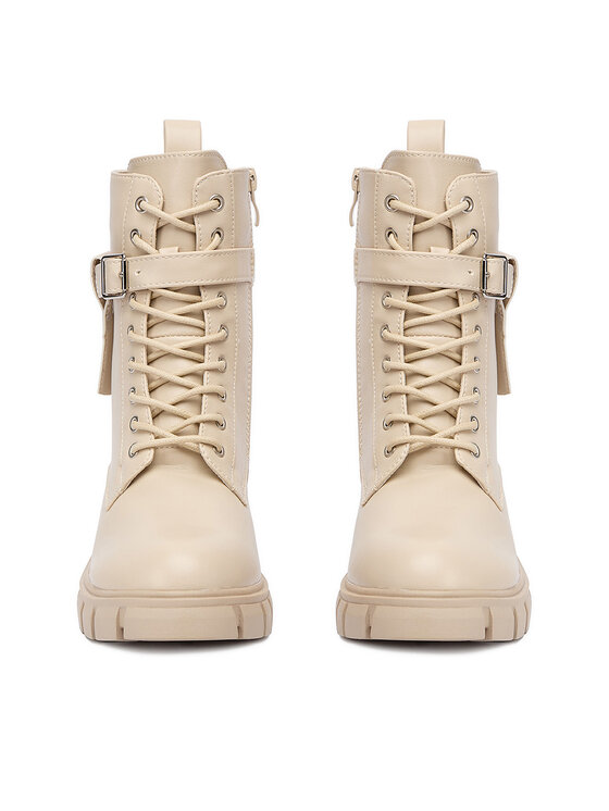 DeeZee DeeZee Schnürschuhe 17193-13 Beige