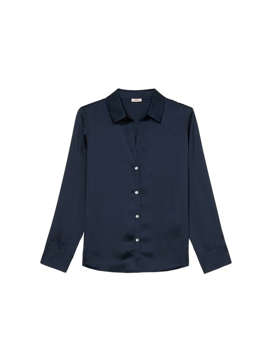 Oltre Oltre Koszula 5374R403016N034 Niebieski Regular Fit