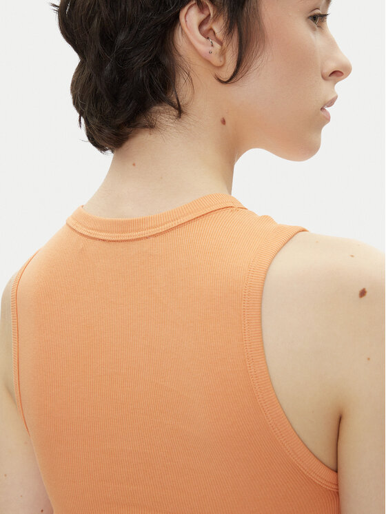 Pepe Jeans Pepe Jeans Top Viv PL506032 Orange Slim Fit