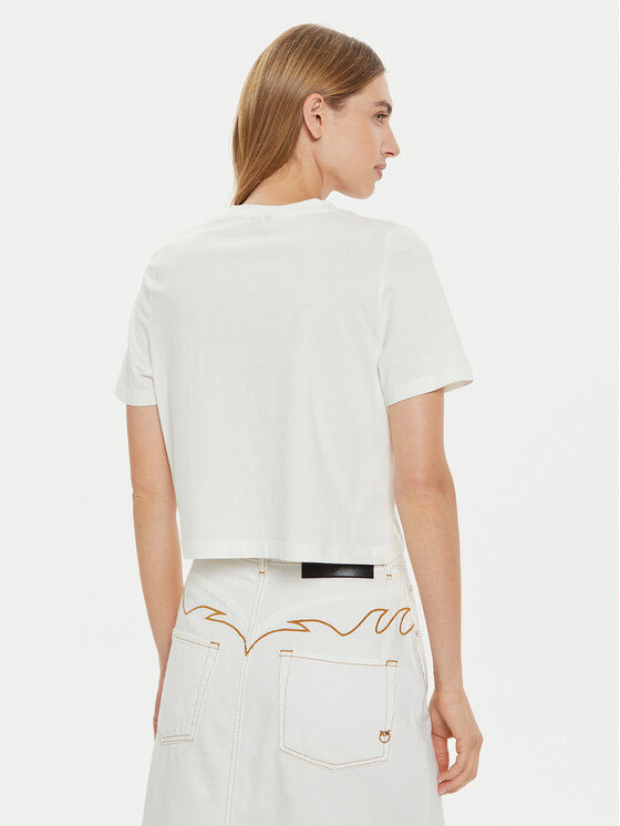 Vero Moda Vero Moda T-shirt Elena 10326789 Bijela Boxy Fit