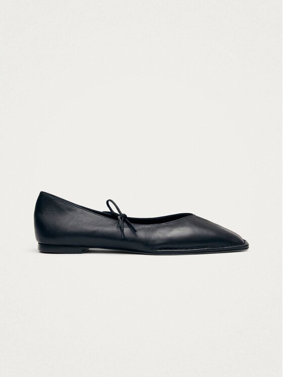 ALOHAS ALOHAS Baleriinad Sway Black Leather Ballet Flats Must