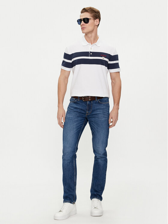 Guess Guess Polo M4GP10 KC741 Biały Regular Fit