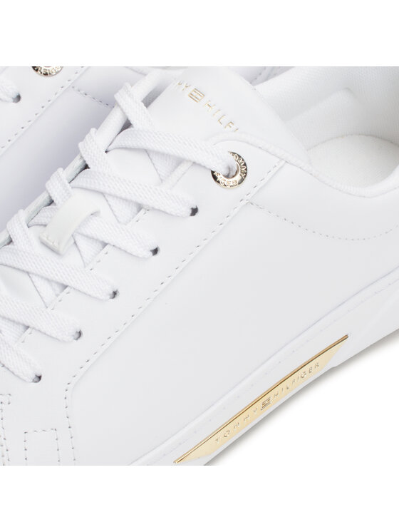 Tommy Hilfiger Tommy Hilfiger Sneakers Chic Hw Court Sneaker FW0FW07813 Bianco