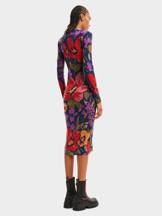 Desigual Desigual Igapäevane kleit 23WWVF13 Värviline Slim Fit