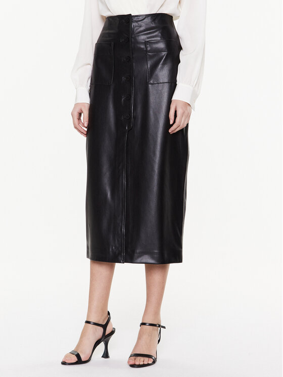 Hugo Sukňa 50482529 Čierna Slim Fit