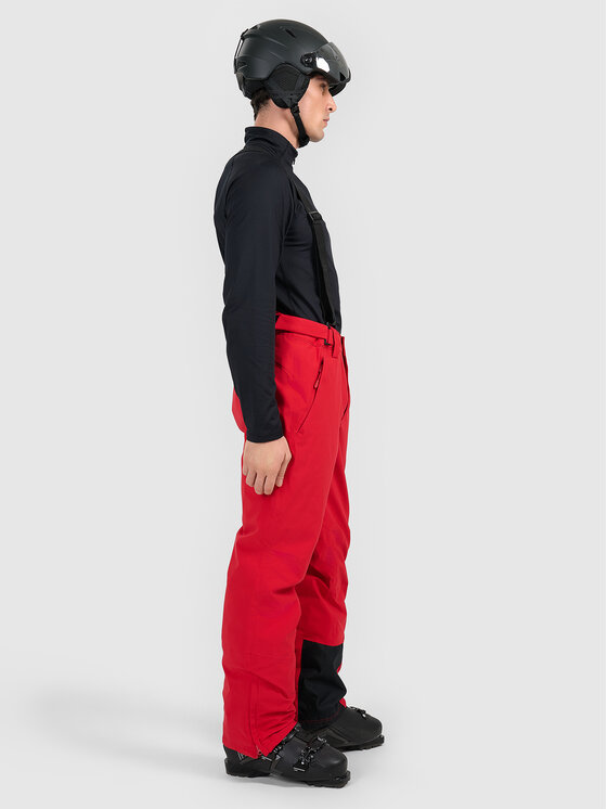 4F 4F Spodnie narciarskie SKIWEAR Czerwony Regular Fit