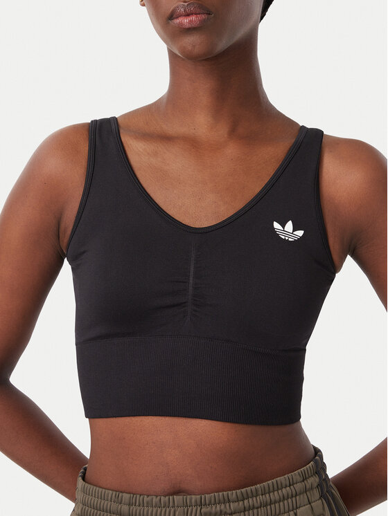 adidas adidas Спортивний бюстгальтер Essentials Seamless Bralette KU9731 Чорний