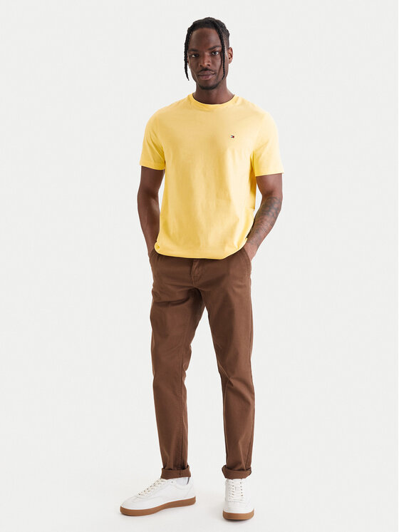 Tommy Hilfiger Tommy Hilfiger T-shirt Ess Seasonal MW0MW39995 Giallo Regular Fit