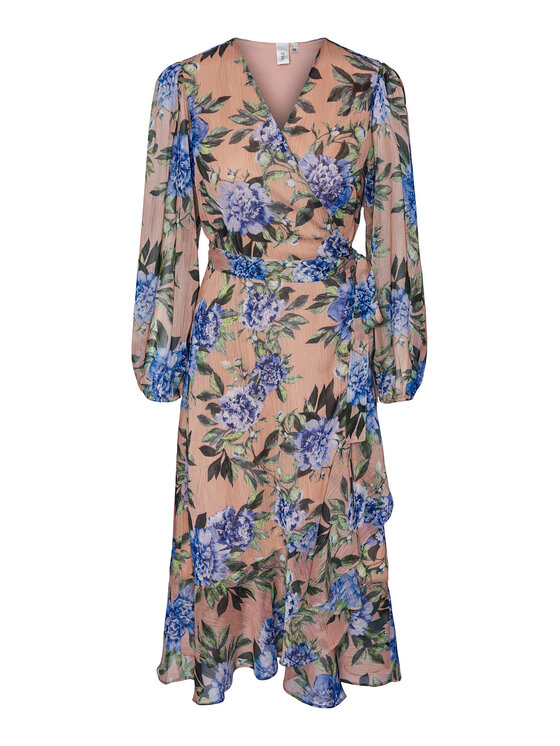 YAS YAS Коктейлна рокля 26029753 Виолетов Standard Fit