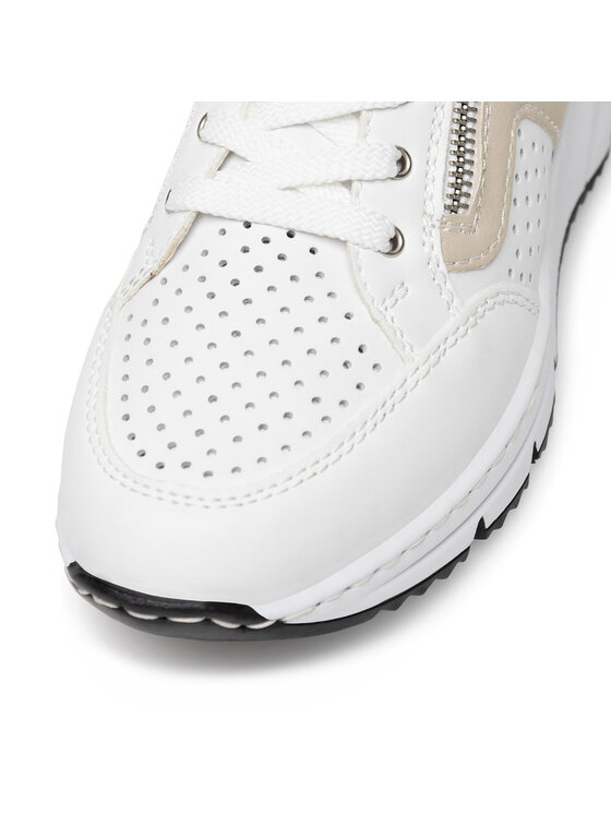 Rieker Rieker Sneakersy N6304-80 Biela