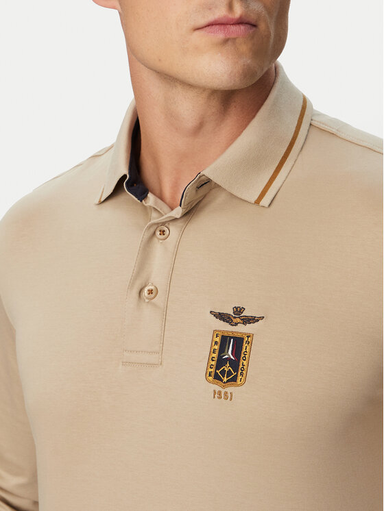 Aeronautica Militare Aeronautica Militare Поло 262PO1940UJ00663 Коричневий Regular Fit