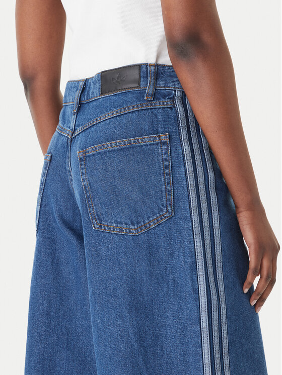 adidas adidas Blugi Firebird Adilenium KD2906 Albastru Wide Leg